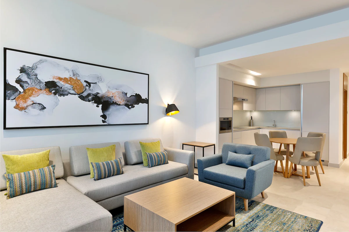 اتاق هتل رزیدنس این بای مریوت الجداف